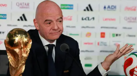 The financial winners and losers from the World Cup Reuters Fifa president Gianni Infantino speaking at a press conference