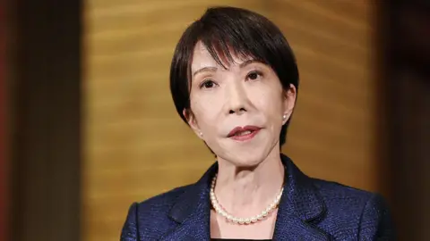Anti-war protests rock Japan as PM pushes for stronger defence Getty Images Japan Prime Minister Sanae Takaichi