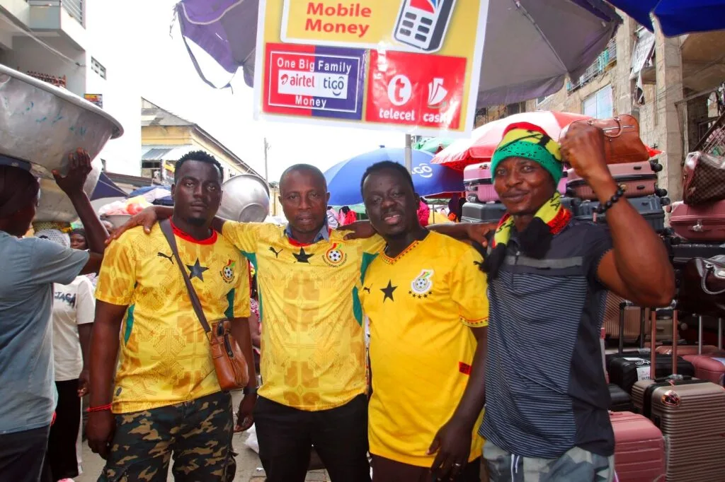 Accra dons national colours as fans rally behind Black Stars ahead of England clash Accra dons national colours as fans rally behind Black Stars ahead of England clash
