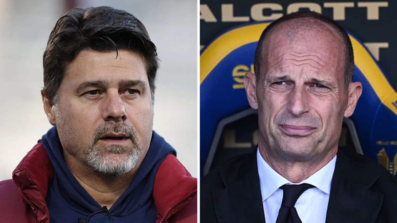 Mauricio Pochettino and Massimiliano Allegri 