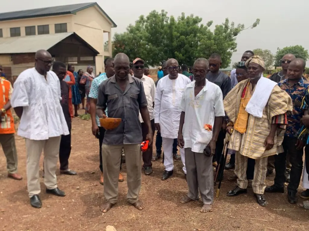 Lawra MP cuts sod for GH₵11m multipurpose dining hall construction at Birifoh SHS Lawra MP cuts sod for GH₵11m multipurpose dining hall construction at Birifoh SHS