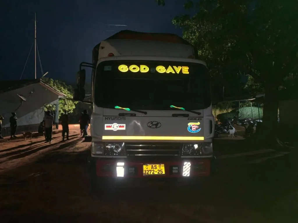 Four arrested for concealing 118 bags of cocoa in truck carrying plantains