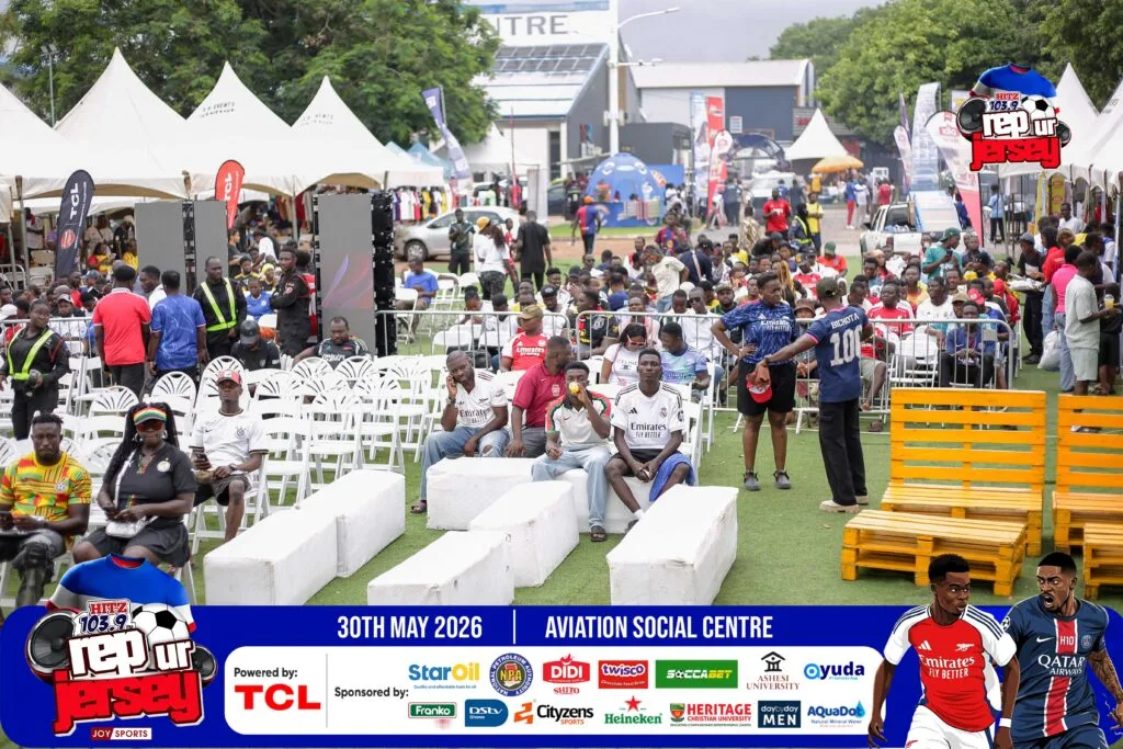 Fans flood Aviation Social Centre for Hitz FM’s Rep Ur Jersey ahead of Champions League final