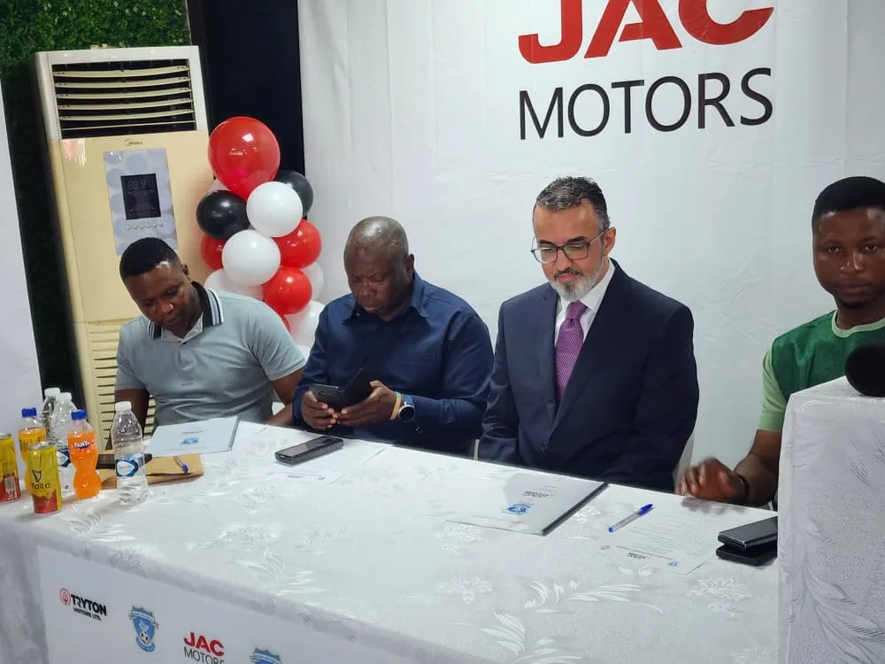 Tryton Motors signs 3-year sponsorship deal with Debibi United FC and Jonina Football Academy