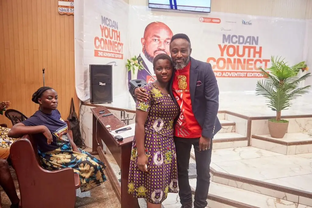 Drenched but Unbroken: The resilience of a BECE candidate at the McDan Youth Connect