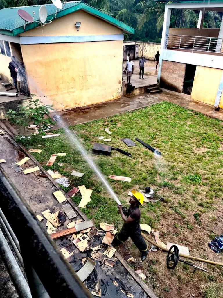Six students injured as fire destroys House Master's apartment at Leklebi SHS