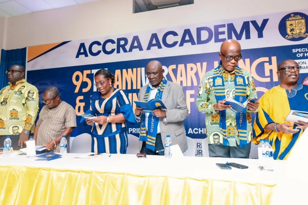 Accra Academy @ 95: Nana Oye celebrates legacy, backs major infrastructure drive Accra Academy @ 95: Nana Oye celebrates legacy, backs major infrastructure drive
