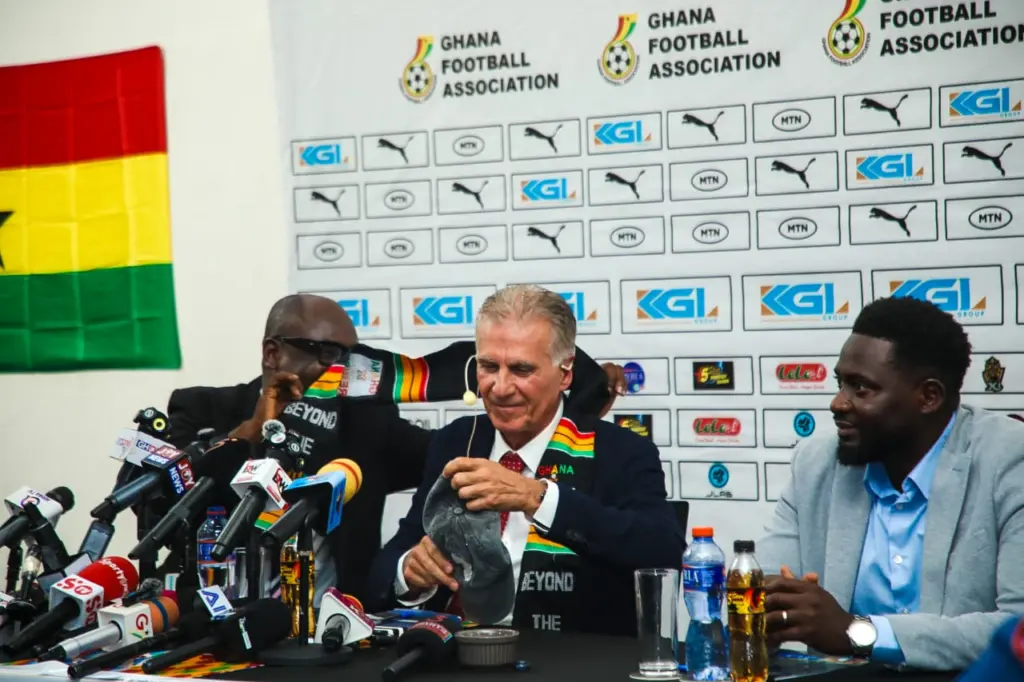 Photos: GFA unveils new Black Stars Coach Carlos Queiroz