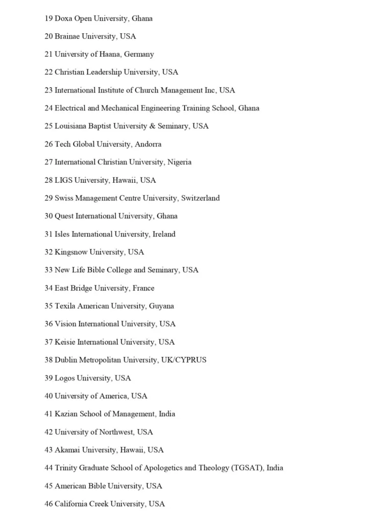 GTEC flags 70 unrecognised institutions