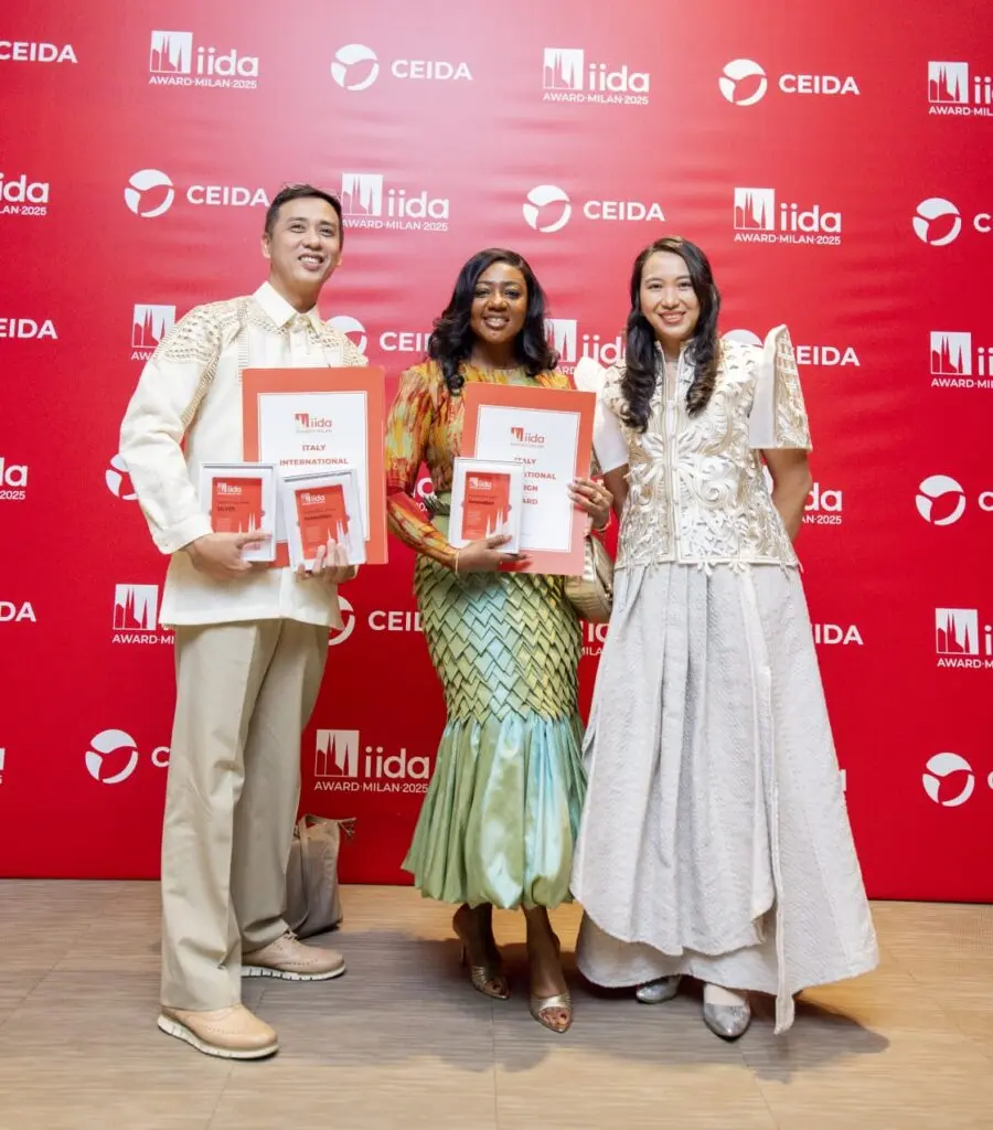 Ghanaian designer Belle Yemofio wins prestigious award at International Design Awards in Milan