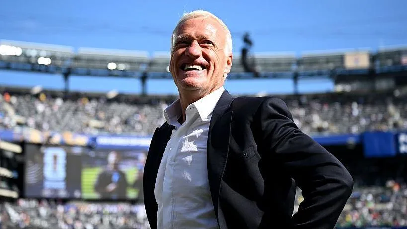 Didier Deschamps smiling