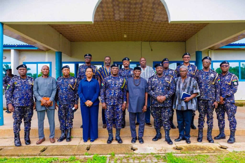 IGP, Police Management Board pay courtesy call on Oti Regional Minister