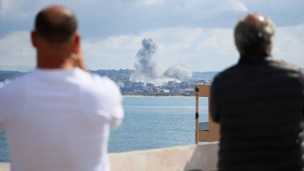 Israel carries out large wave of air strikes across Lebanon