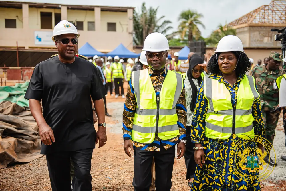Mahama reaffirms commitment to completing La General Hospital