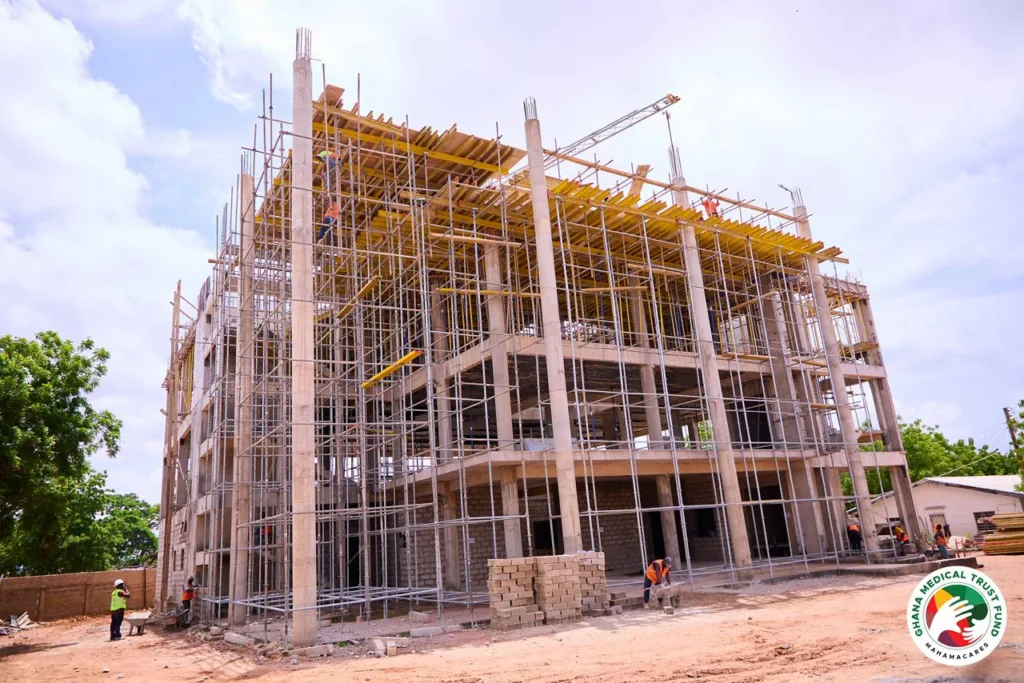 TTH’s Cardiology Centre on track for August completion as Ghana Medical Trust Fund inspects project TTH’s Cardiology Centre on track for August completion as Ghana Medical Trust Fund inspects project