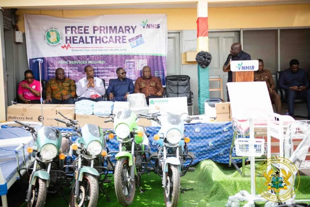Health Minister launches Free Primary Healthcare initiative in Volta Region Health Minister launches Free Primary Healthcare initiative in Volta Region