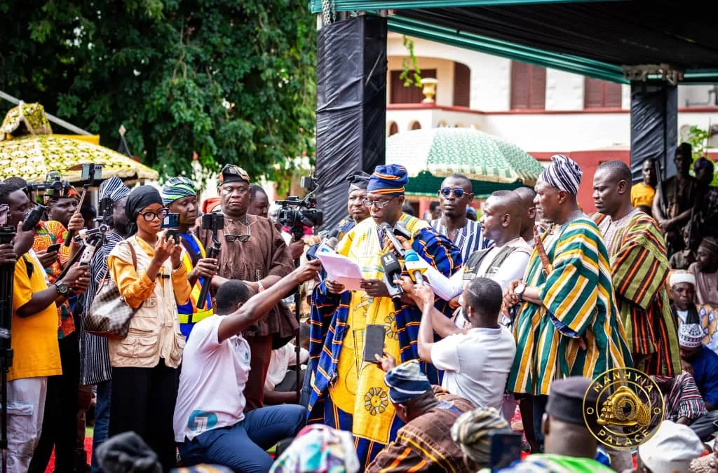 Gonja king calls for stronger collaboration with Asante Kingdom to promote peace and development