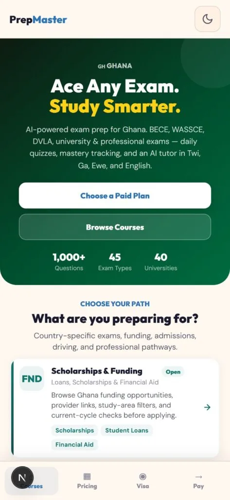 PrepMaster launches platform to help Ghanaians prepare for exams and visa interviews PrepMaster launches platform to help Ghanaians prepare for exams and visa interviews