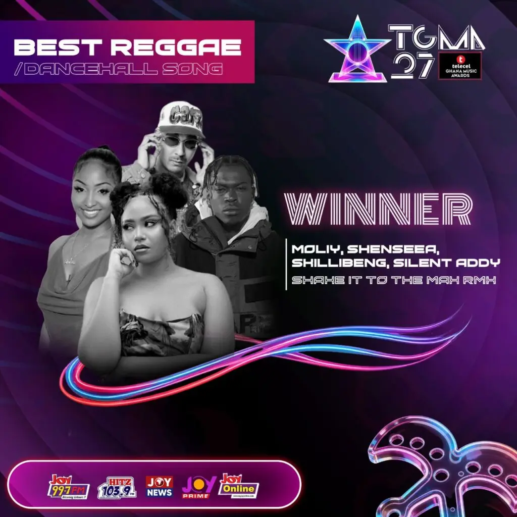 Moliy snatches Best International Collaboration at 27th TGMAs with star-studded ‘Shake It To The Max’ remix