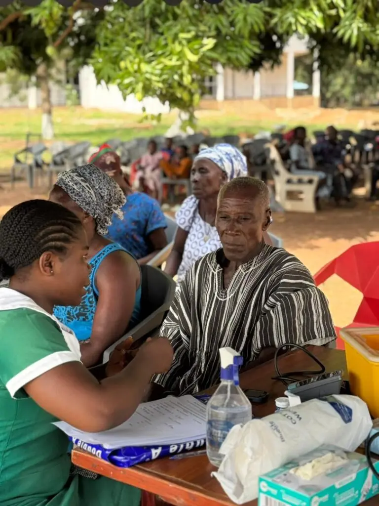 KGL Foundation screens over 500 people free, donates blood to support Oti Regional hospital