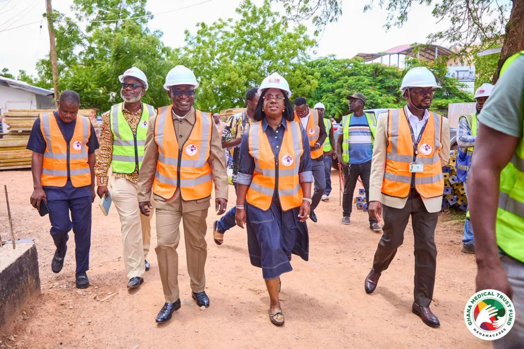 TTH’s Cardiology Centre on track for August completion as Ghana Medical Trust Fund inspects project TTH’s Cardiology Centre on track for August completion as Ghana Medical Trust Fund inspects project