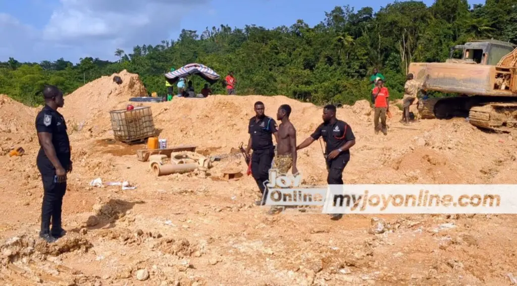 NDC executives interfere in arrests and confiscation of excavators in Kobro Forest anti-galamsey raid