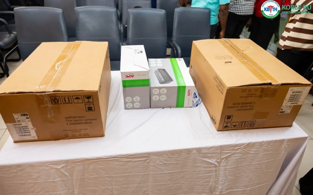 Phoenix Insurance donates computers to Korle Bu Teaching Hospital, calls for greater support for healthcare