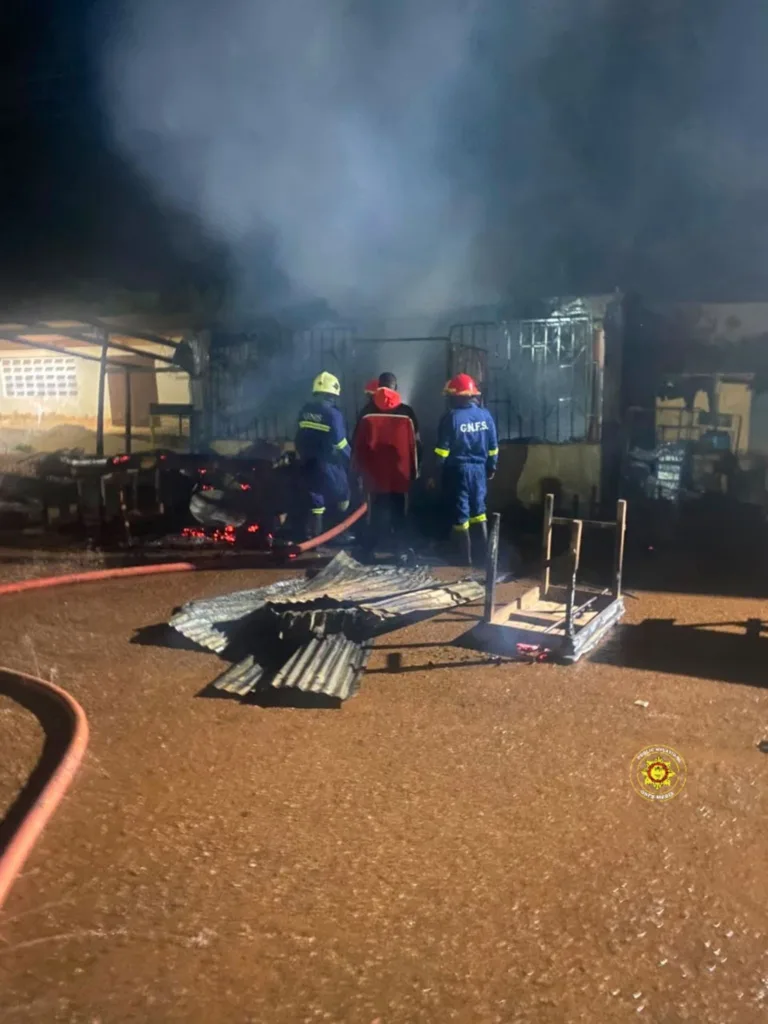 Fire destroys GH¢80,000 worth of goods at Amenam in Eastern Region