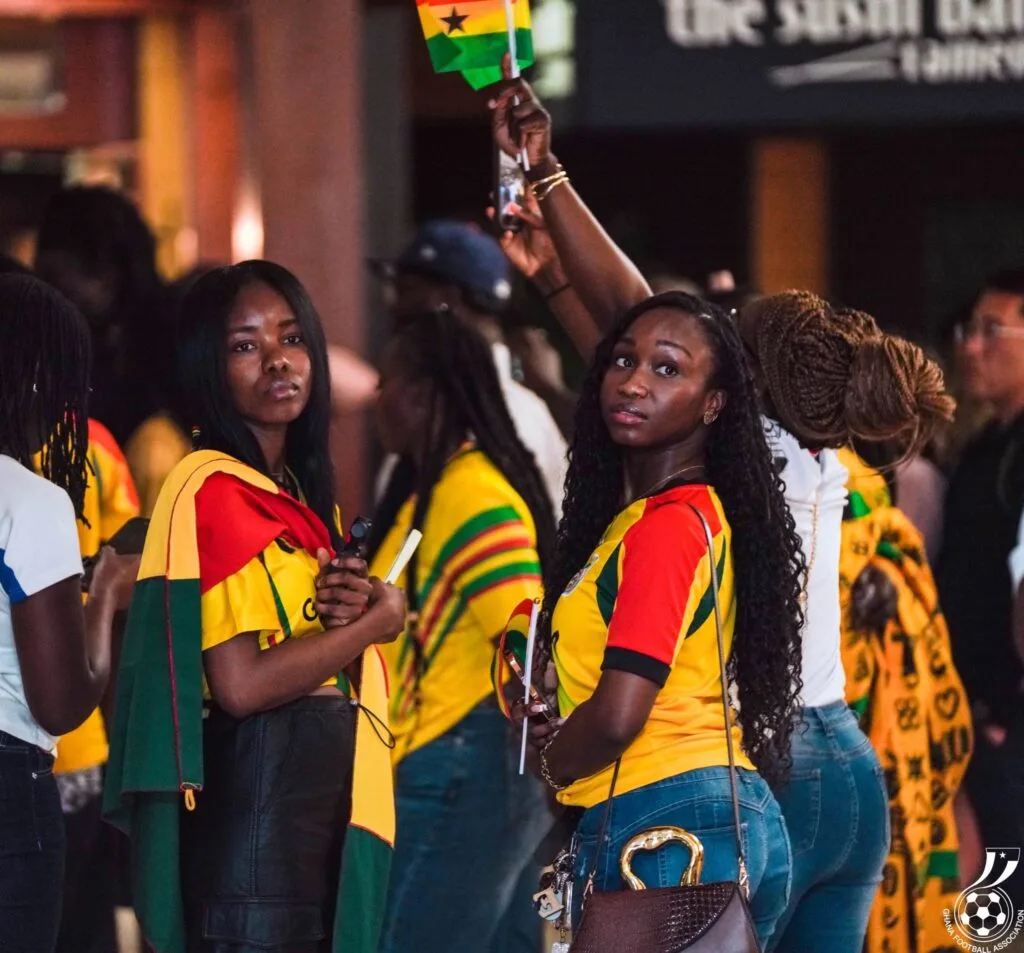 Black Stars touch down in USA ahead of 2026 World Cup Black Stars supporters