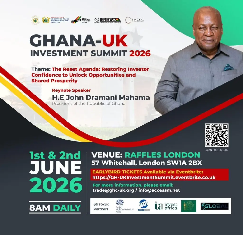 Ghana High Commission invites global investors to Ghana-UK Investment Summit 2026 Ghana High Commission invites global investors to Ghana-UK Investment Summit 2026
