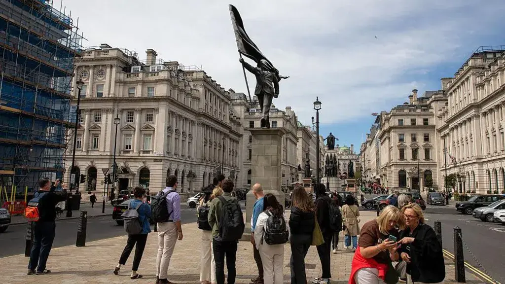 Banksy confirms he's behind statue in central London