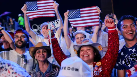 REUTERS/Jonathan Ernst People gather ahead of a Fourth of July rally featuring U.S. President Donald Trump to mark the 250th anniversary of U.S. independence, in Washington, D.C., U.S., July 4, 2026.
