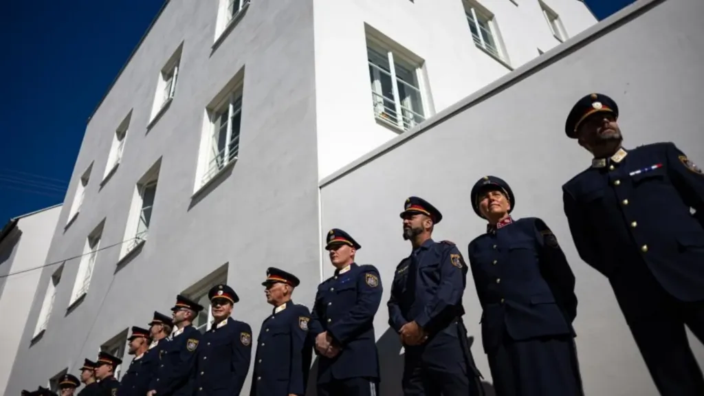 Police station opens at Hitler's birthplace in bid to rid site of Nazi link Police station opens at Hitler's birthplace in bid to rid site of Nazi link