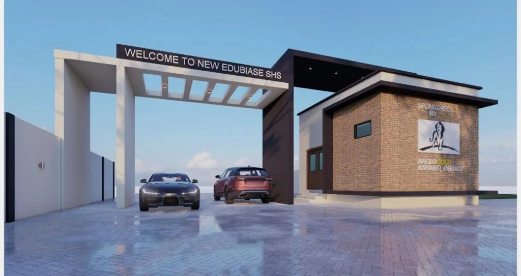 Obuasi Mine commences construction of New Edubiase SHS Assembly Hall
