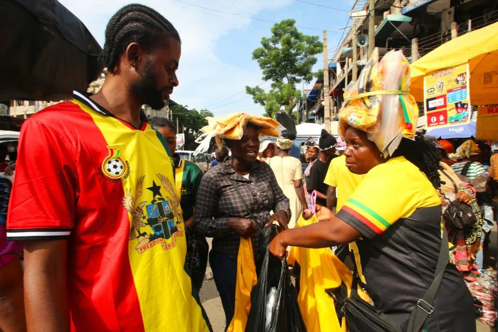 Accra dons national colours as fans rally behind Black Stars ahead of England clash Accra dons national colours as fans rally behind Black Stars ahead of England clash