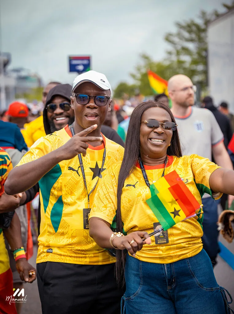 Boston is red, gold and green: The best photos from Ghana vs England