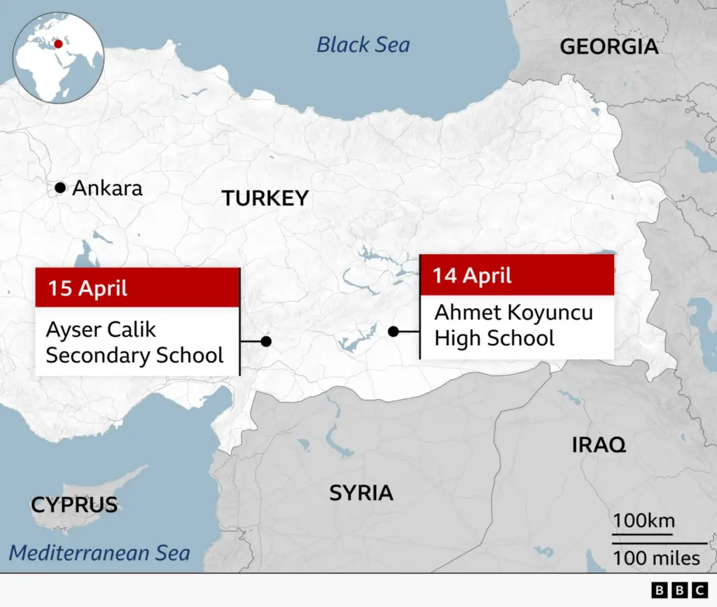 Turkish Police arrest 162 over online posts on deadly school shootings