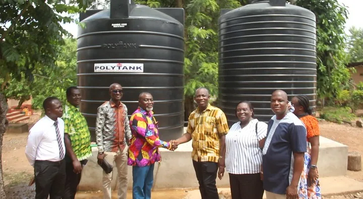 Mawuli School PTA donates desks, water tanks to improve academic environment Mawuli School PTA donates desks, water tanks to improve academic environment