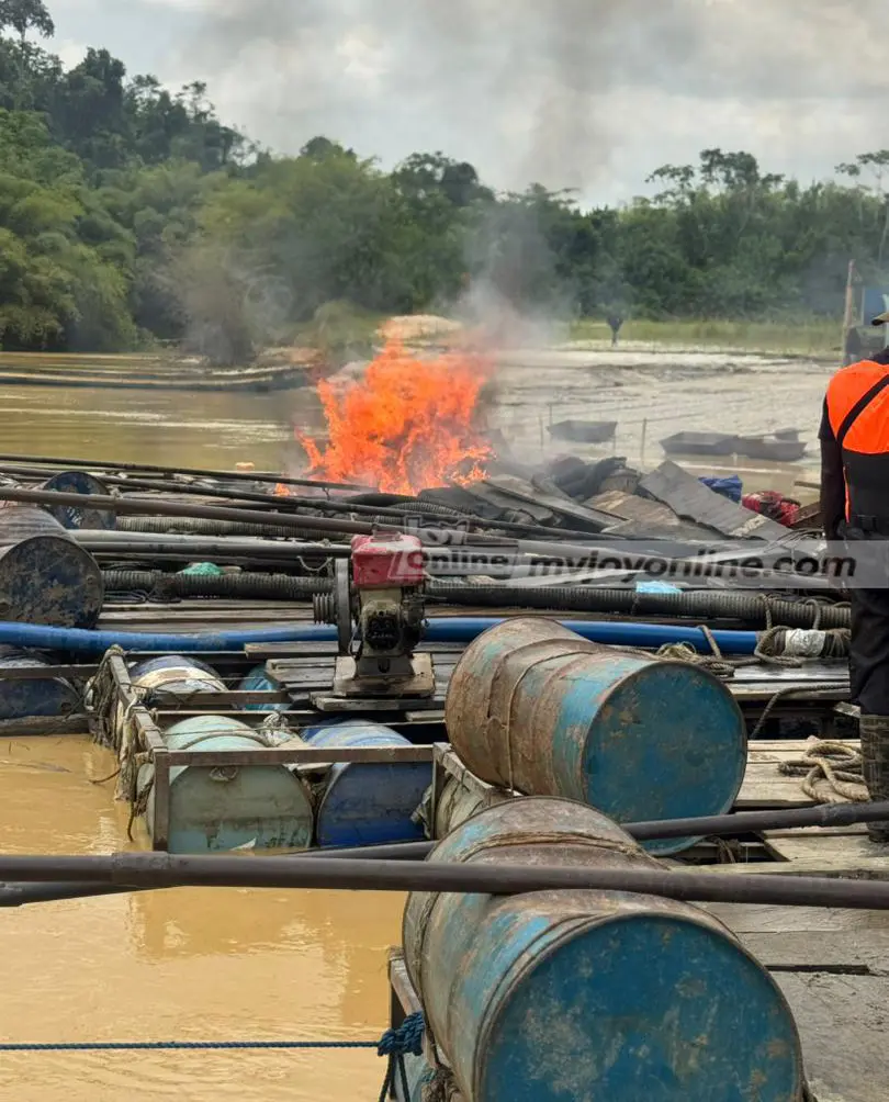 NAIMOS disrupts illegal mining activities at Gwira Banso-Eshiem NAIMOS disrupts illegal mining activities at Gwira Banso-Eshiem
