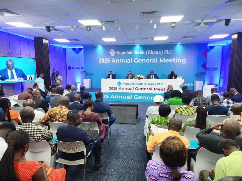Republic Bank Ghana PLC records profit of GHS288m in 2025, declares GHS0.5 dividend per share Republic Bank Ghana PLC records profit of GHS288m in 2025, declares GHS0.5 dividend per share
