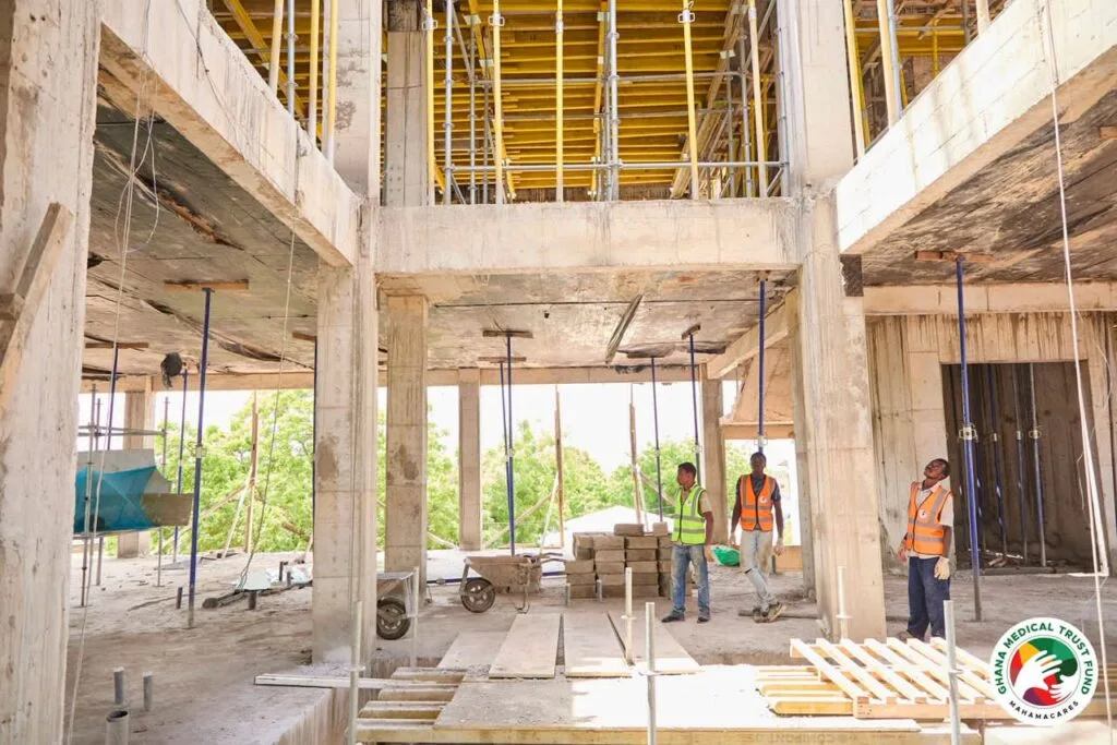 Ghana Medical Trust Fund, TTH inspect progress of work at Tamale Cardiology Centre    