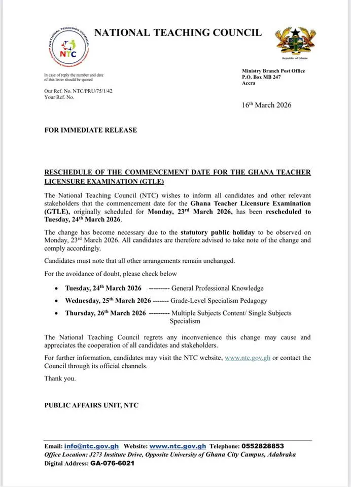 NTC reschedules teacher licensure exams over public holiday