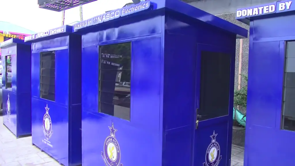 Electroland Ghana boosts police visibility with mobile security kiosks