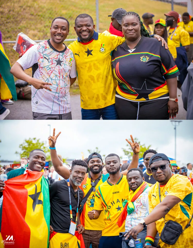 Boston is red, gold and green: The best photos from Ghana vs England