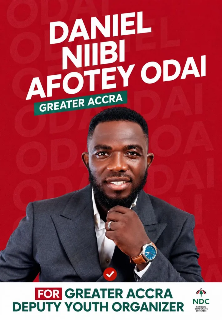 Daniel Niibi Afotey Odai joins NDC Greater Accra Deputy Youth Organiser race