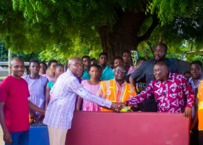 Keta MP donates relief items to Anlo Afiadenyigba SHS after dormitory fire