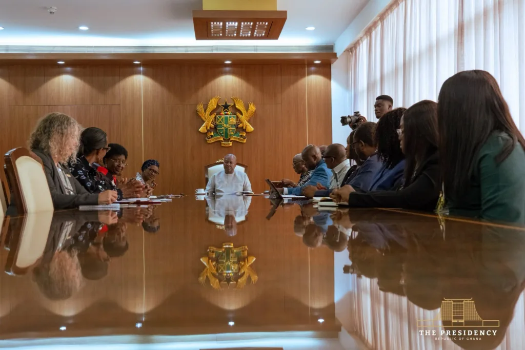 President Mahama discusses health-related matters with top UN officials