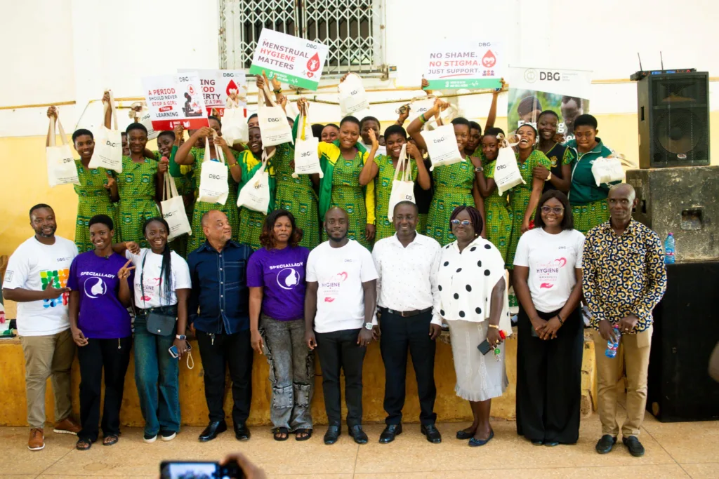 DBG confronts ‘unclean’ menstruation myth as Tepa SHS, others benefit from Menstrual Hygiene Drive