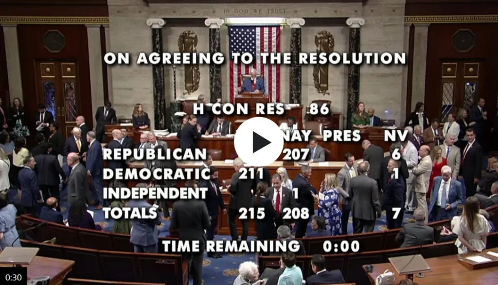 US House delivers rebuke to Trump as it votes to halt Iran war