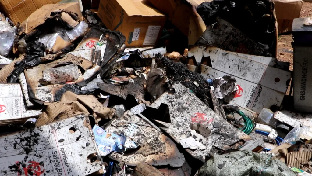 Fire guts Wa West Hospital drug store; leaders pledge support
